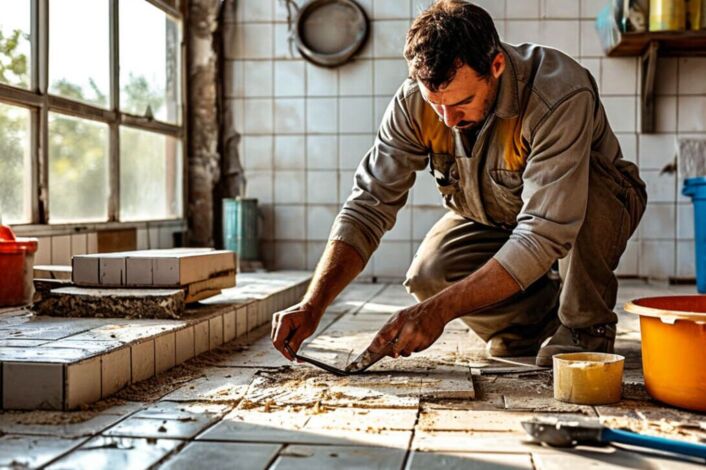 Облицовка плиткой